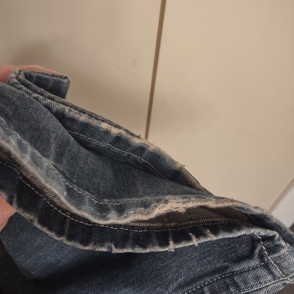 Mossimo Denim jeans, 34x34, dark wash w/ fade - Picture 11 of 12